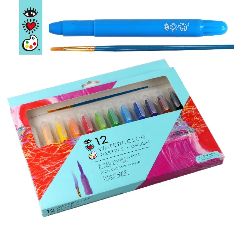 
Twistable Gel Crayons 12 washable Colors non-toxic 