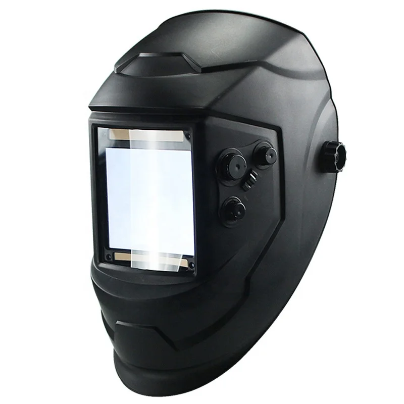 Factory direct sale large window 4 sensors external adjustment DIN5 DIN13 solar auto darkening welding helmet helmet (1600277620875)