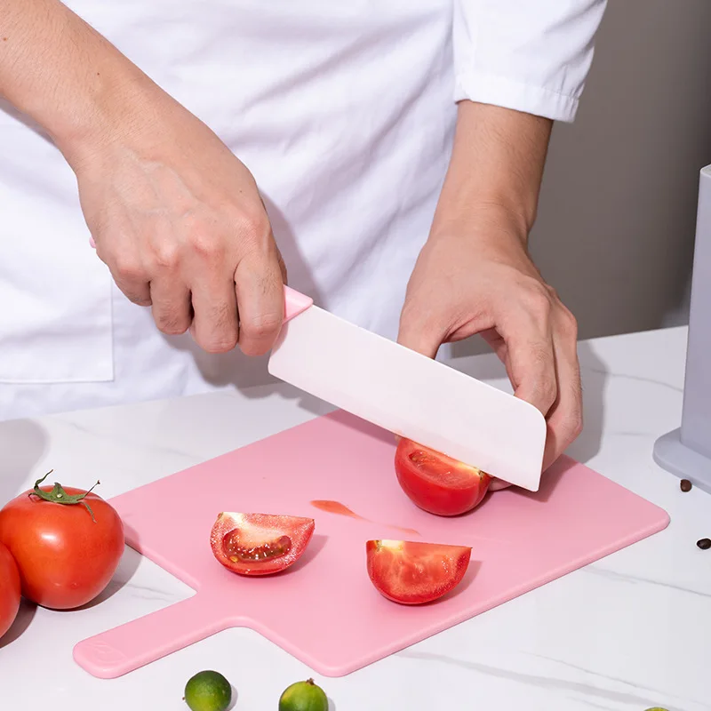 Plastic Chopping Board Four-Piece Set With Base Color Box Pp Chopping Board Raw And Cooked Classification Chopping Board