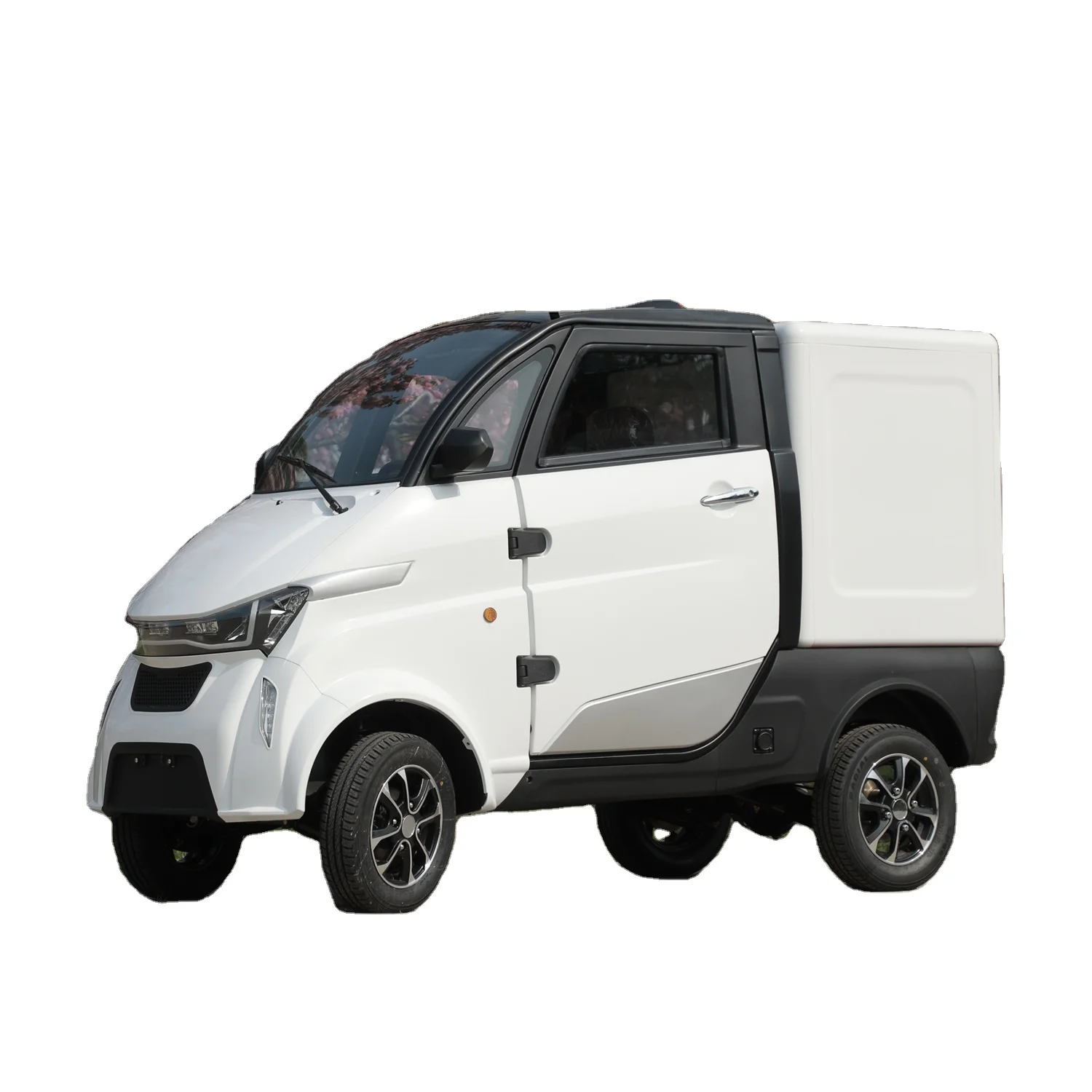 EEC L6E Approval  3KW Motor 4 Wheel Closed Cabin Electric Mini Delivery Van For Logistic