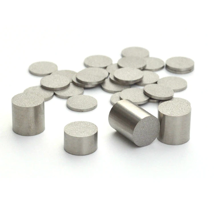 Custom made porous metal stainless steel bronze powder sintered filter for Industrial