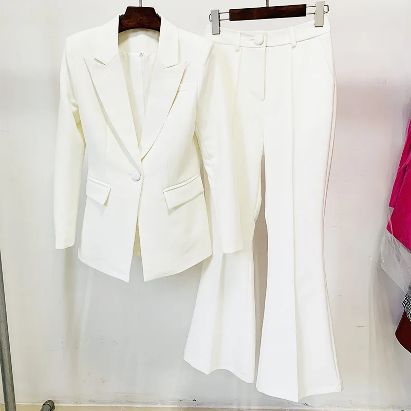 Women Blazer And Pants Sets High Quality Business Women Suits For Women Office Formal