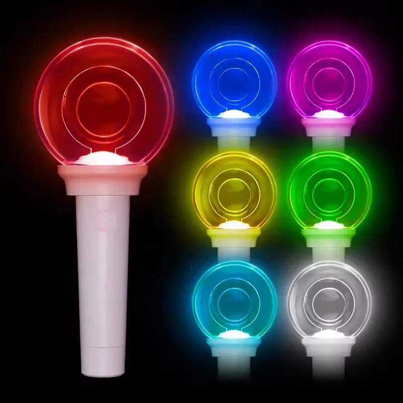 DMX LED Stick 15 Different Colors 10 Zone Control Flashing Light Stick Wireless Glow Led Stick Remote Control for Concert Props