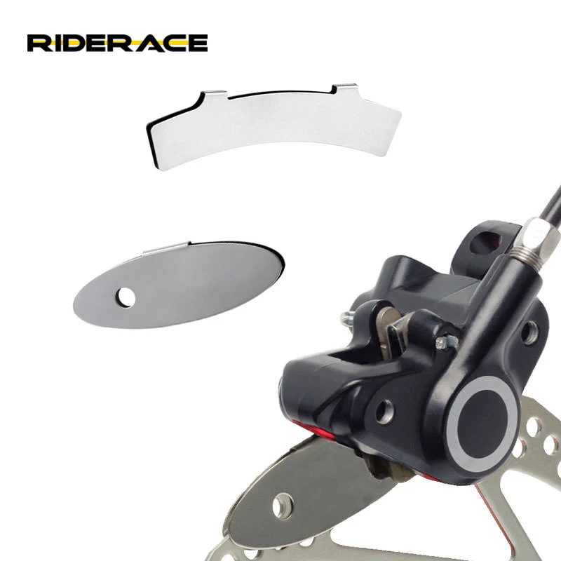 2PCS Bicycle Disc Brake Pads Stainless Steel Adjusting Tool Spacer Mounting Assistant Brake Pads Rotor MTB Road Bike Repair Kit