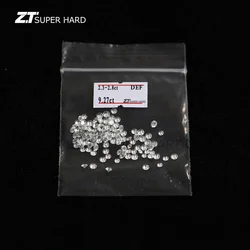 Wholesale 0.05 ct 2.8mm 2.5mm 5 point loose lab grown hthp cvd diamonds 2.3mm 0.05 carat round diamond price