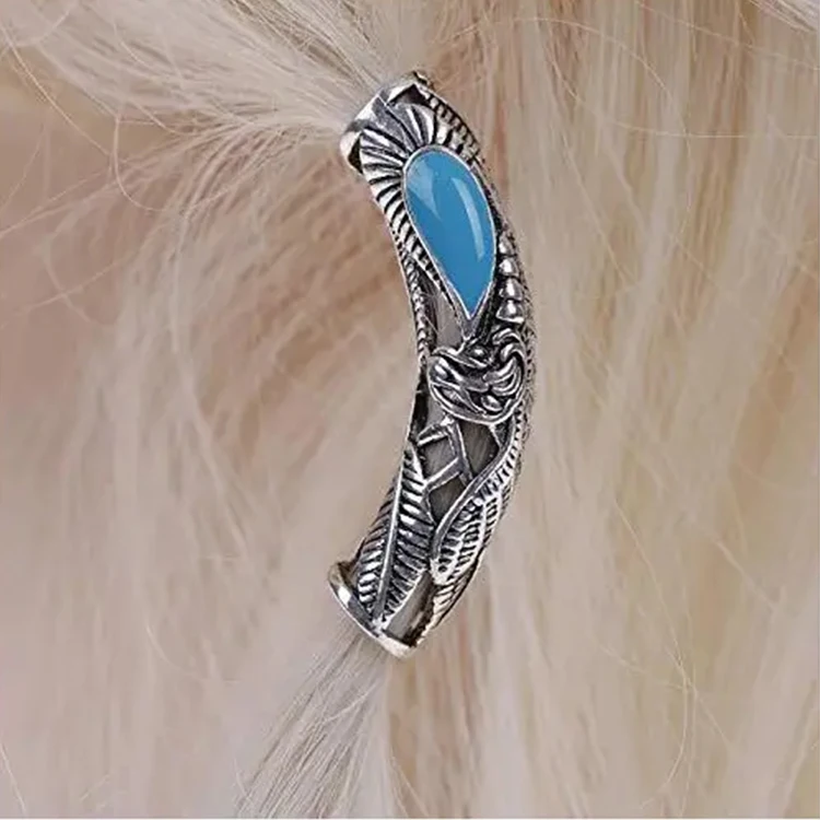 Norse Viking Beard Bead Rasta Dreadlocks Runes Beads for Beards Hair Paracord