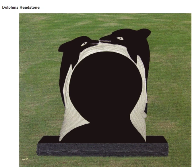 Imperial black granite cheap tombstones in zimbabwe