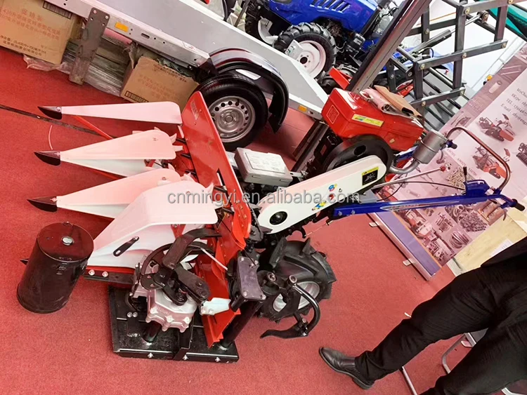 Factory direct supply mini reaper binder/mini rice combine harvester/diesel power rice wheat reaper binder machine