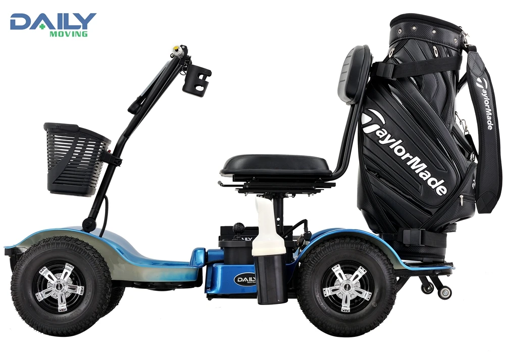 Low Price Good Quality Easy Folding Single Seat Electric Golf Cart