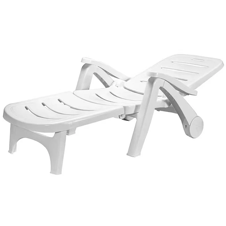 Pikes Outdoor Beach Chair Plastic Material  Swimming Pool Equipments Leisure Furniture Equipments