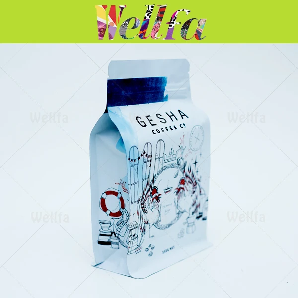 120g Coffee Bag Package Aluminium Foil Coffee Packaging Bag