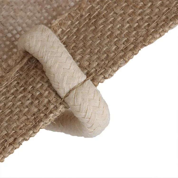 New arrivals customize logo fashion waterproof eco friendly promotional recycled reusable natural large canvas jute bag