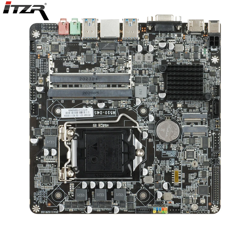 ITZR H510 motherboard mini itx 10th-11th gen intel Lga 1200 socket 17*17CM motherboard
