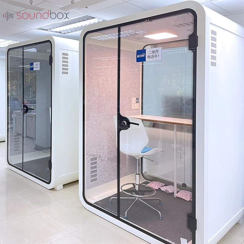 M SIZE Movable Meeting Soundproof Booth Acoustic Private Office Meeting,outdoor Phone Booth Office Working Studio Sound Booth/