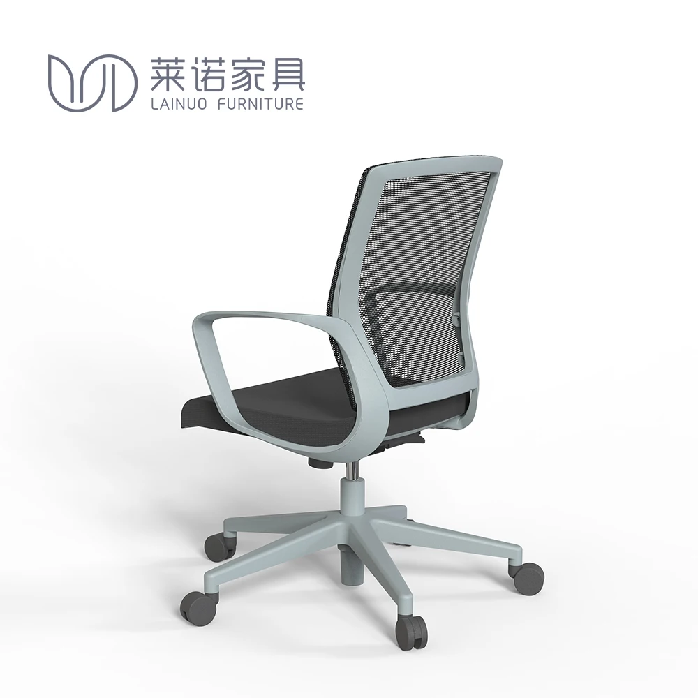 ergonomic office grey  mesh chair white