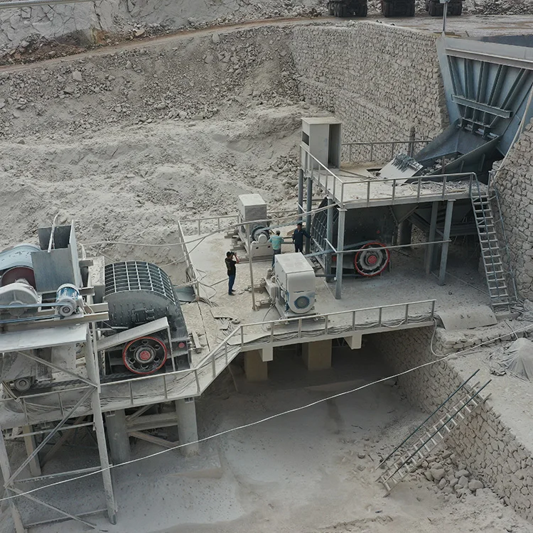 Low Cost Stone Crushing Line Machine Complete Set Aggregate Gravel Production Equipment Hammer Crusher For Sale
