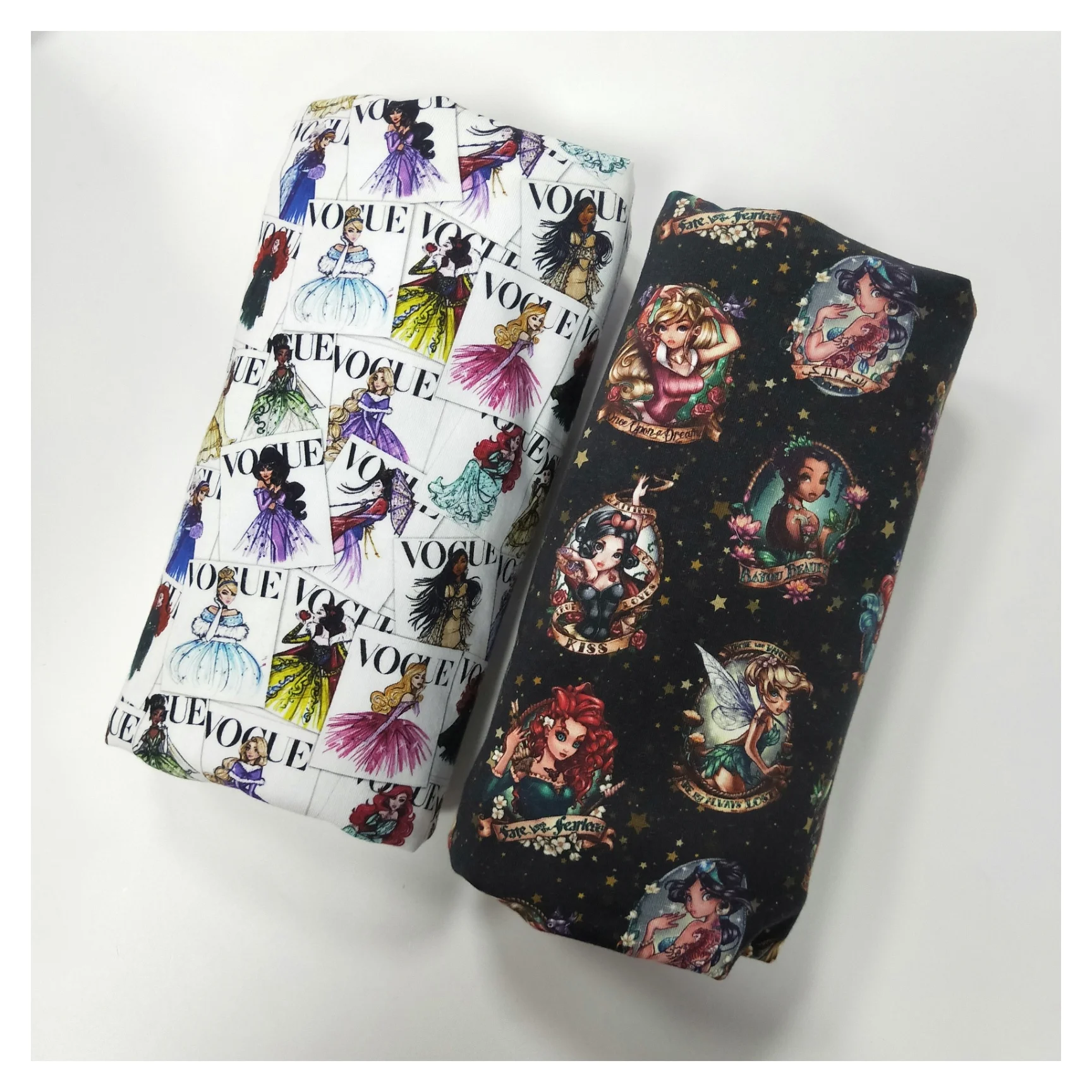 
NO MOQ Custom Design Your Own Pattern Digital Printed CL Jersey Custom Printing Cotton Lycra Fabric 