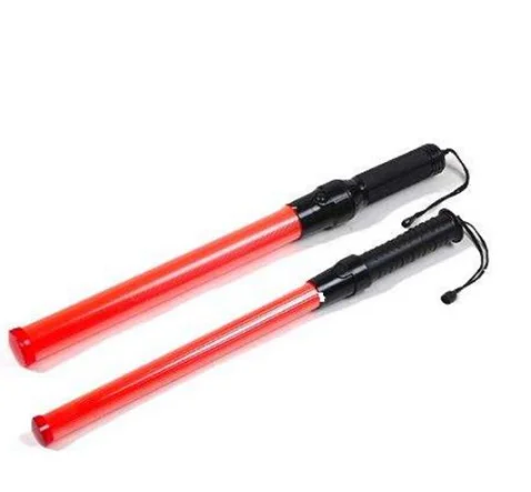 21Inch Signal Traffic Baton Portable Rechargeable Light Stick Red Green Traffic Baton