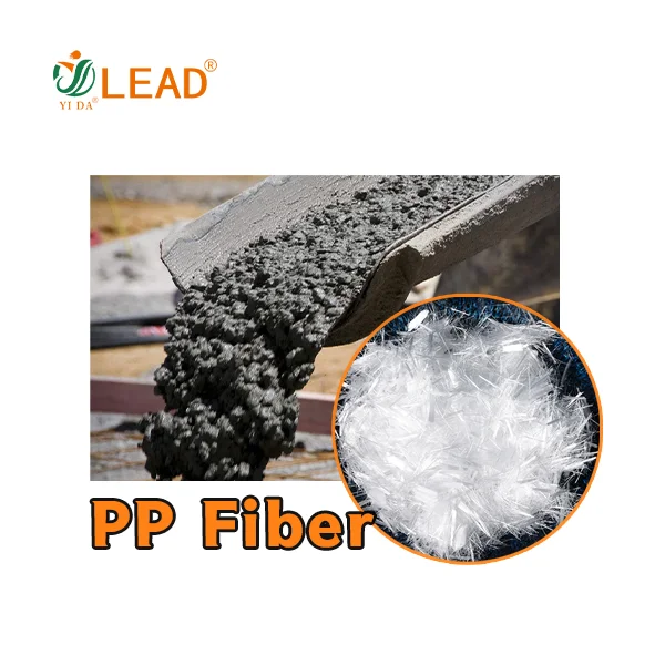 20kg Cheap Price Building Material PP fiber polypropylene fiber for concrete and plastering mortar Length can be customized