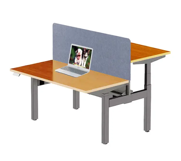 4 Legs Electric Desk Frame Extendable Adjustable Height Desks Sit Stand Home Office Desk