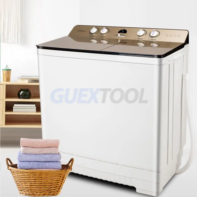 Полуавтоматическая двухванночная бытовая стиральная машина с большой мощностью
