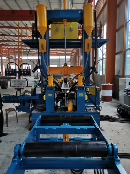 Used PEB H / I / T beam line automatic gantry assembly welding straightening machine welding production line