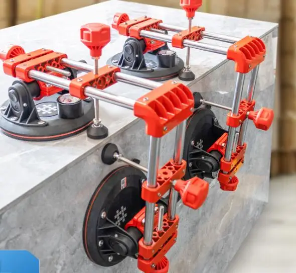 Glass Suction Cup, Heavy Duty Hand-held Vacuum Panel Lifter, Powerful Industrial Glass Sucker Carrier Granite Lifting