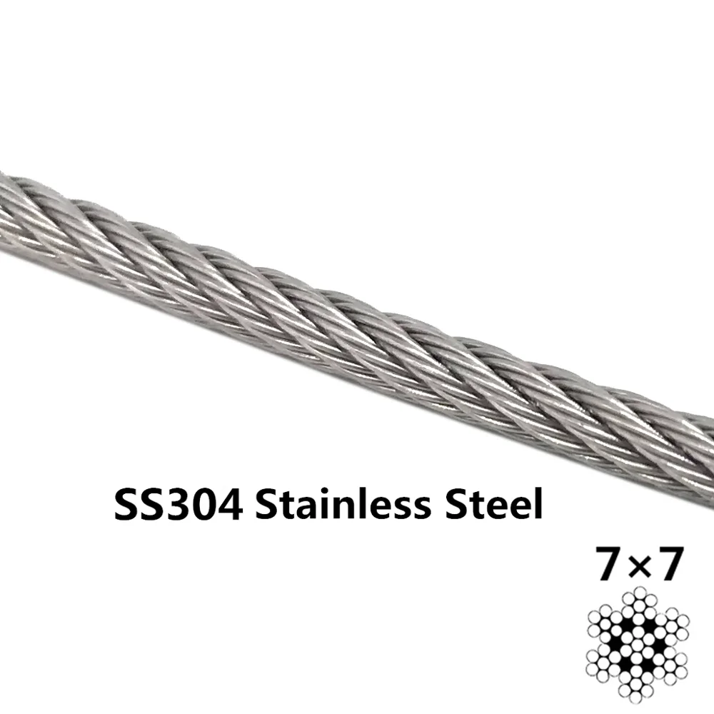 7x7 din 3055 2-10 мм трос из оцинкованной нержавеющей стали для лифтов цена