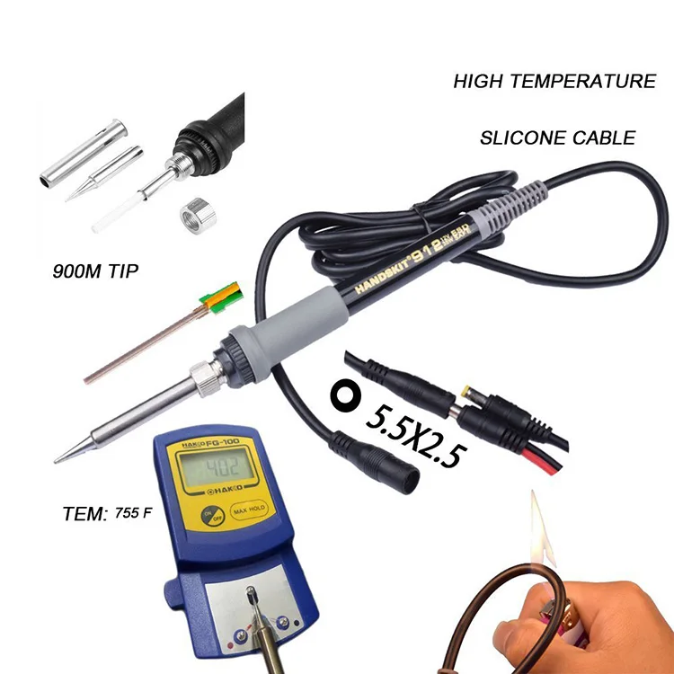  DC 35W 12V Soldering Iron Electric Soldaring Gun 912 Irons
