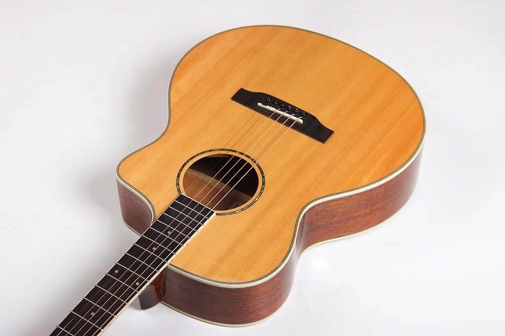 CH-1650S-40JF   Wholesale Beautiful Chihiro Guitar Acoustic 40 Inch Colourful Guitar