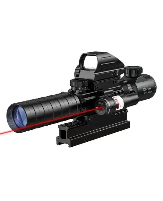 Тактика охоты 3-9X32EG Оптический красный зеленый перекрестный рейнджер с красно-зеленым светоотражающим 4-сетчатым прицелом