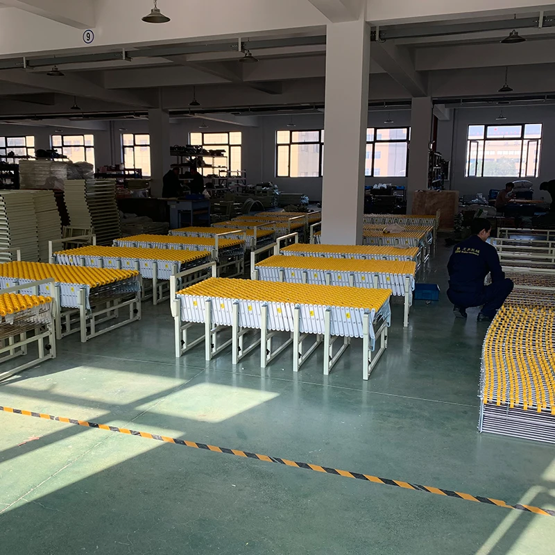 BROPACK Flexible expandable Extend Roller Conveyor