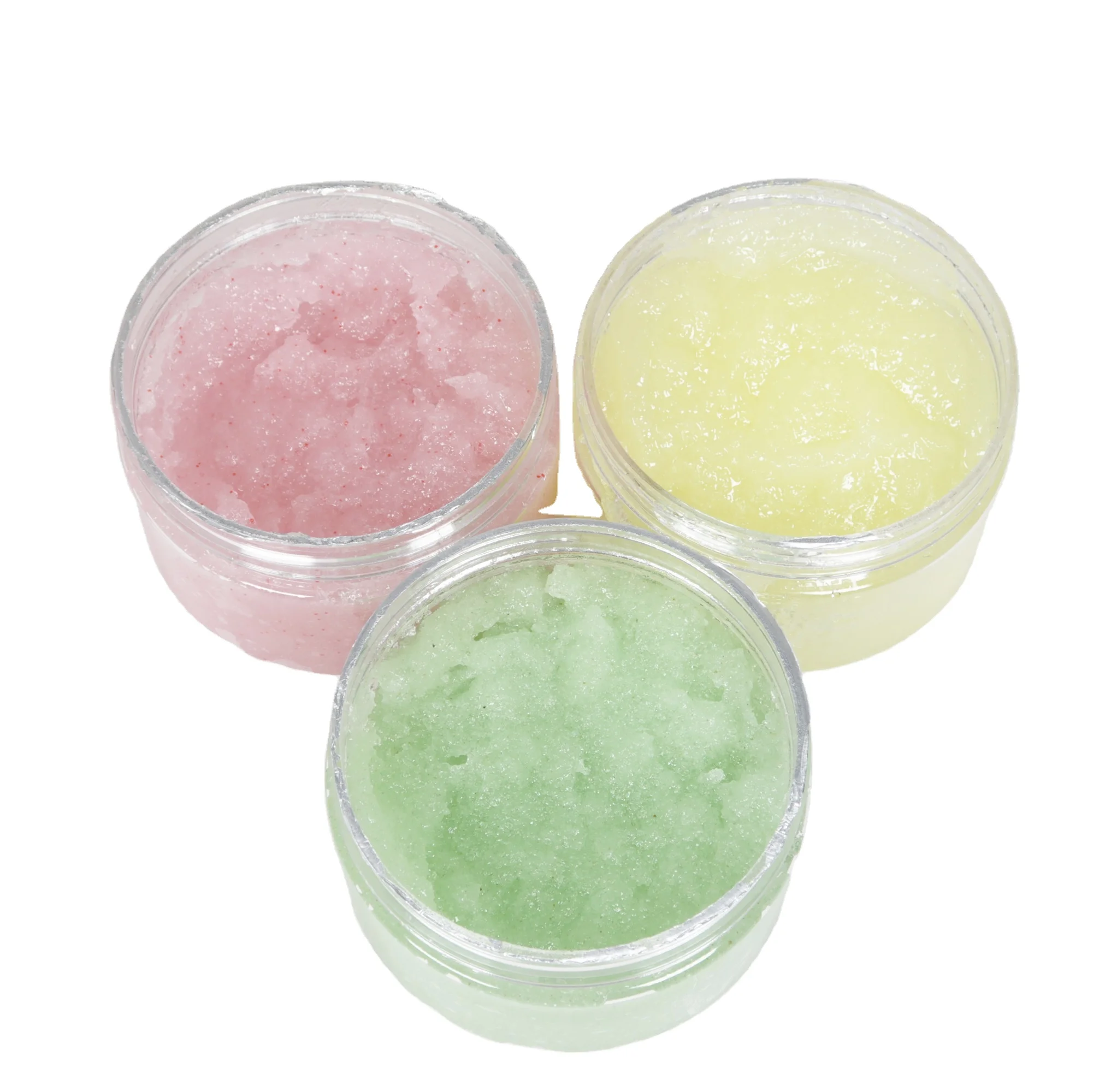 Private Label Dead Rough Skin Exfoliating Body Scrub Sugar Type Nature Plant Extract Sucrose Custom Logo Fresh Smell Vegan