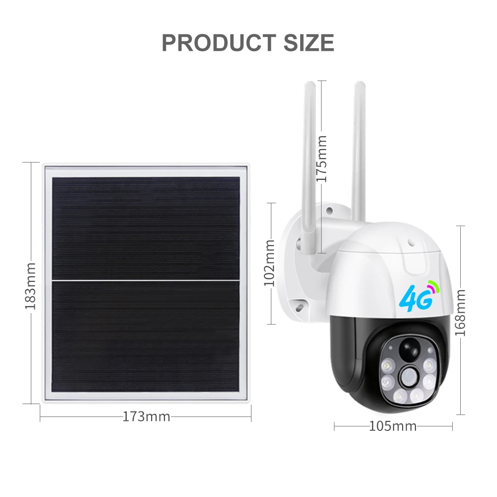 Used Globally Solar Camera 4g PIR Low Powered Battery Sim Card Solar Camera 4g Outdoor Ptz