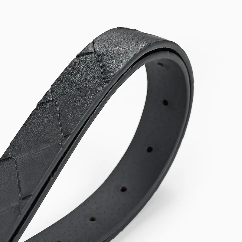 Female trend decorative chain belt lady candy color needle buckle pu belt with small bag