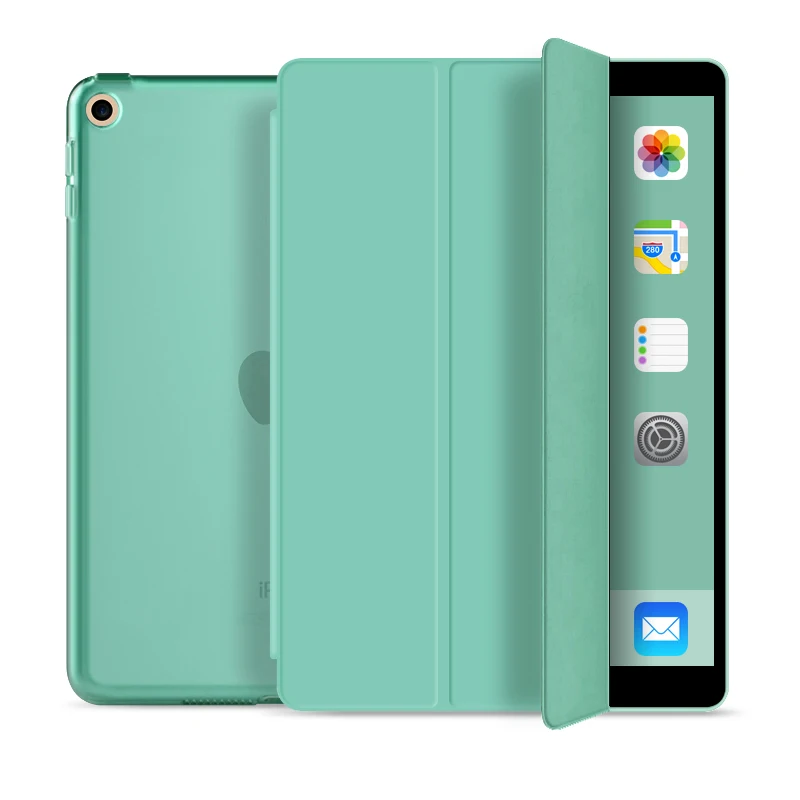  Тонкий чехол из искусственной кожи тройного сложения для планшетного ПК iPad Mini 5 2019