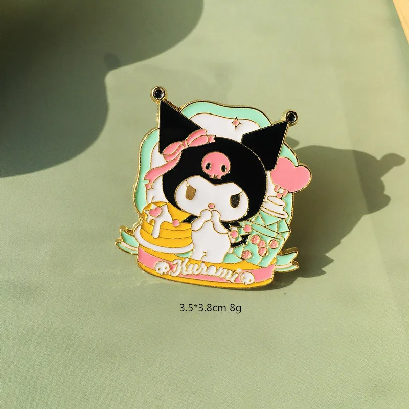 Colorful Sanrio Cinamoroll Melody Decoration Badge Cartoon Children Gift Needle