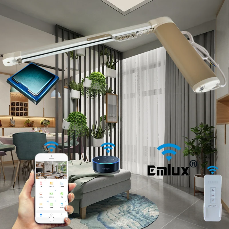 Window blind  Smart Home Roller Curtain Wireless Wifi Electric Curtain Motor Motorized motor