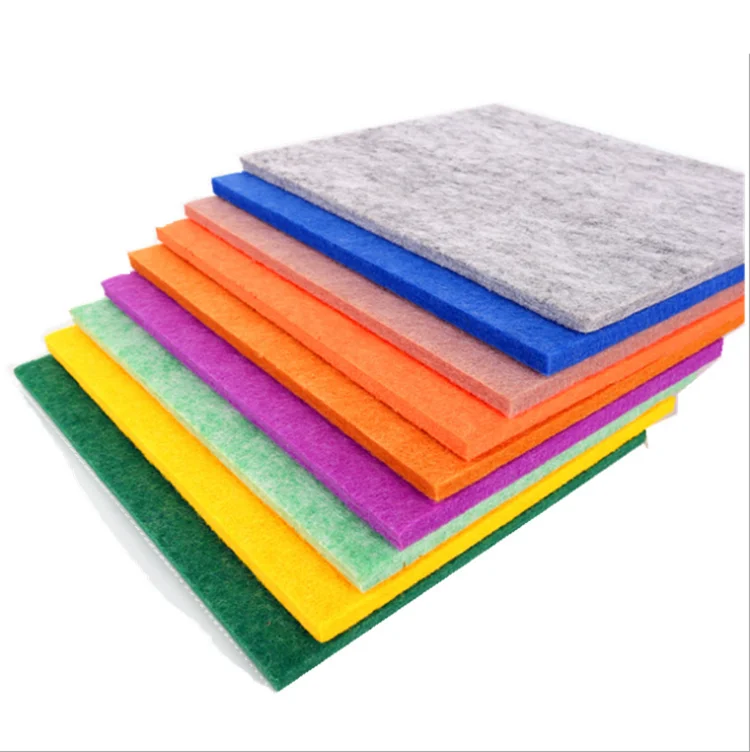 
Decorative Sound Isolating High Density Wall Board Felt Soundproof Decorative Polyester Fiber Acoustic Panel 