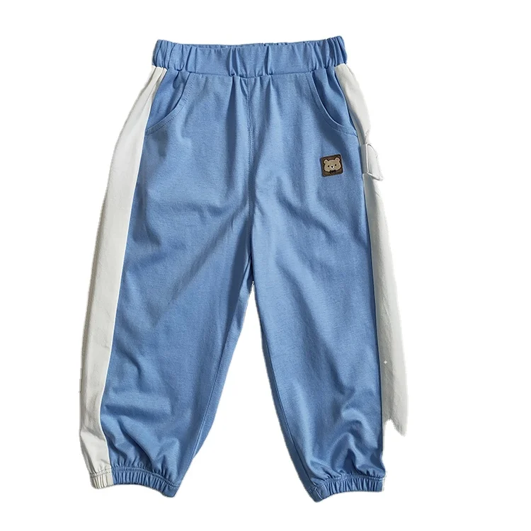 China Manufacture Soft Comfortable Anti-mosquito Boys Girls Children Harem Kids Cotton Pants