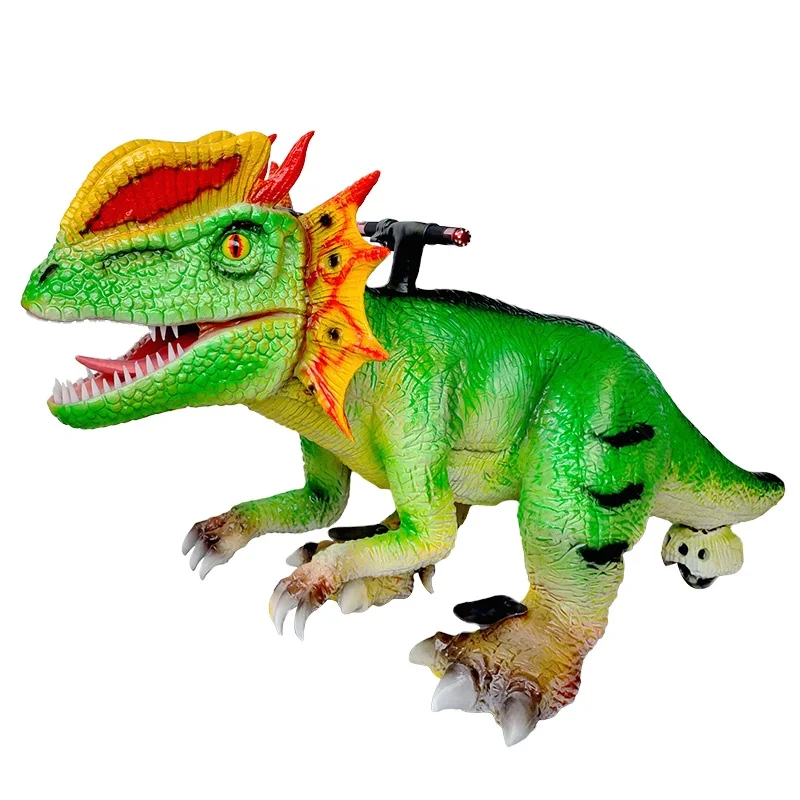 Scooter for Kids and Adult Interactive Electric Mechanical Realistic Animatronic Dinosaur Ride