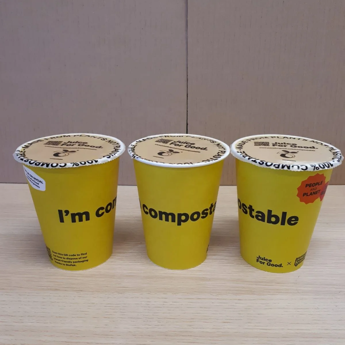 Biodegradable and Compostable Clear Plastic Cup Sealing Film