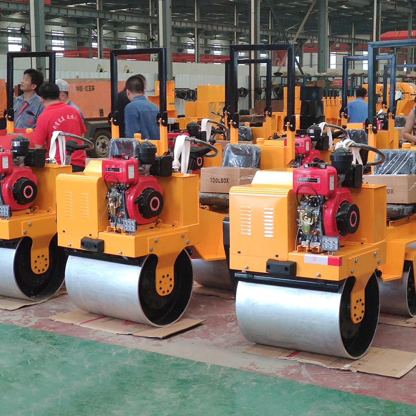 Hydraulic diesel engine 0.8 ton1 ton 2 ton 3 ton compactor road roller construction machinery vibratory asphalt roller price