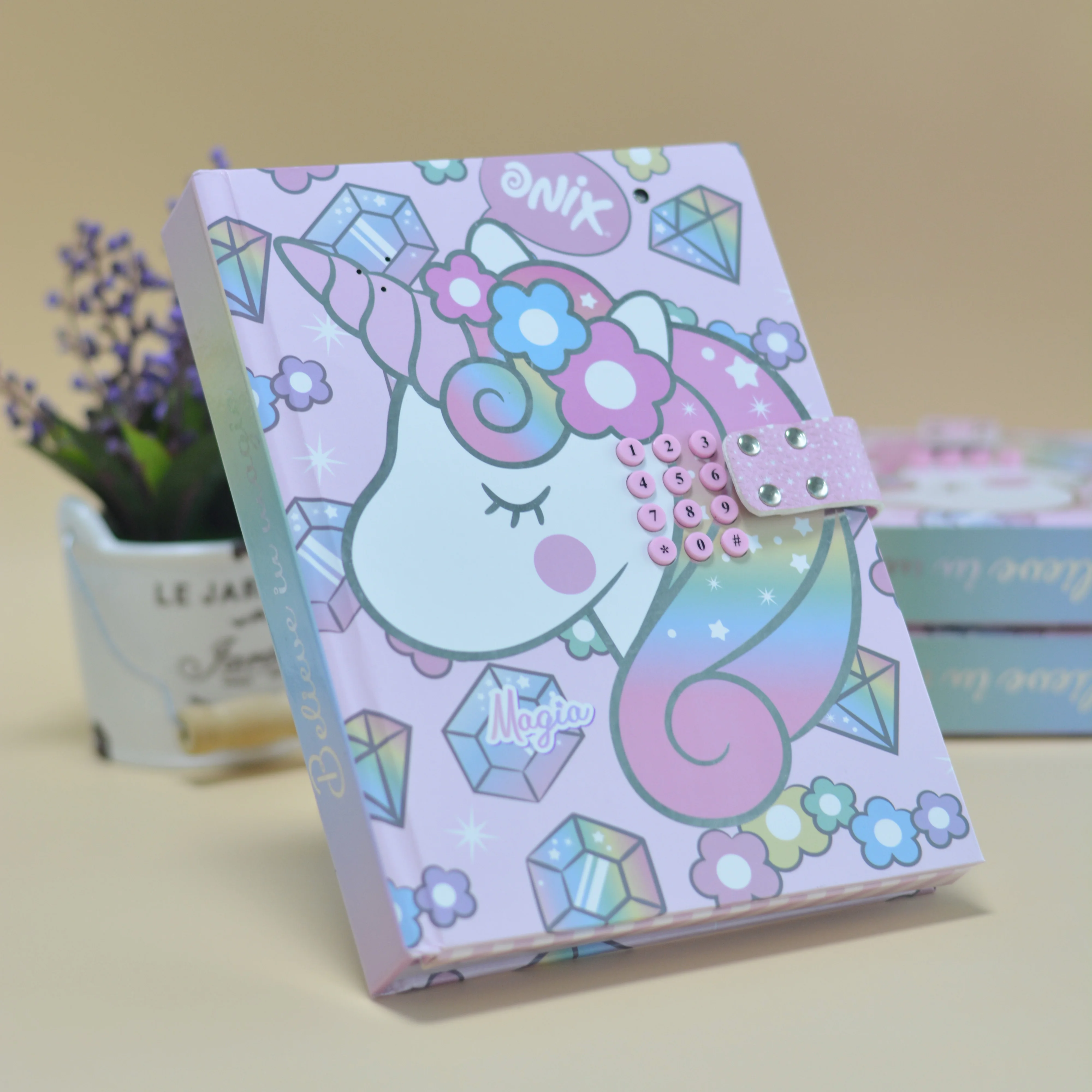 travel diary notebook  printing with code