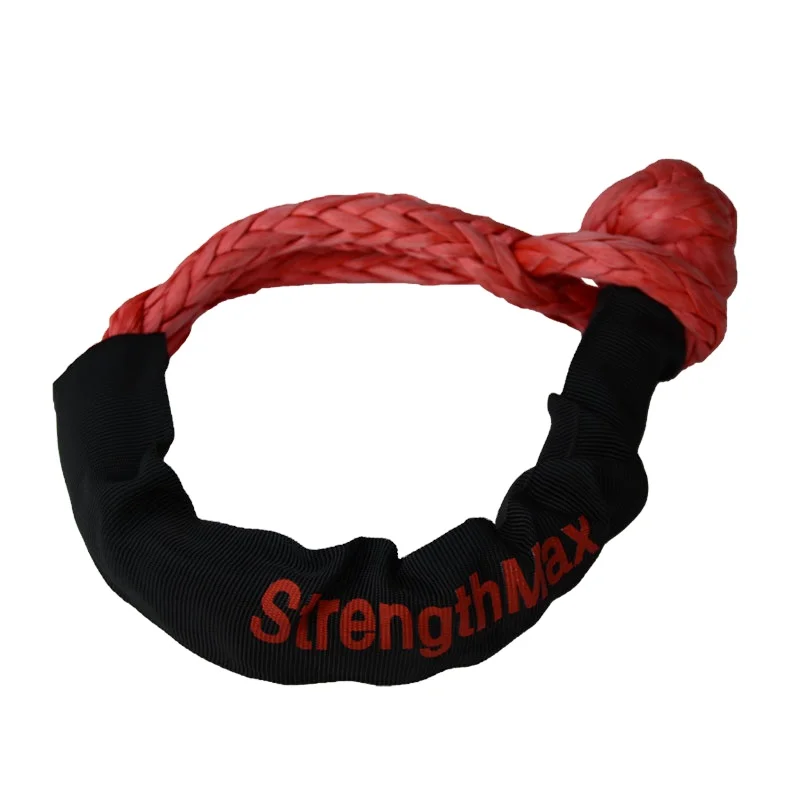 JINLI Kenetic Recovery Tow Rope Kit 25mm x 9m with Rope Shackle Shovel for Emergency Tool