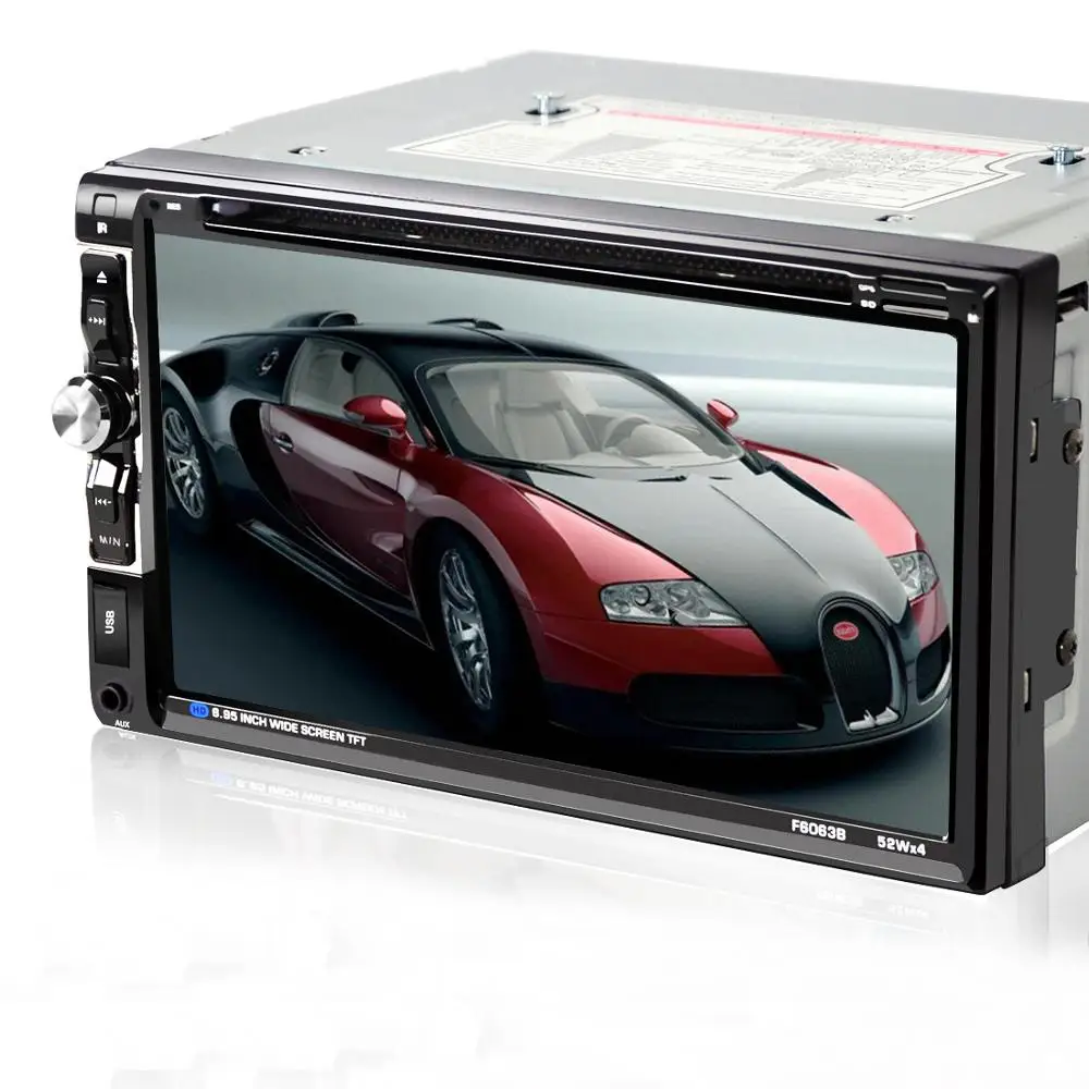 Universal double din car radio stereo touch screen dvd player