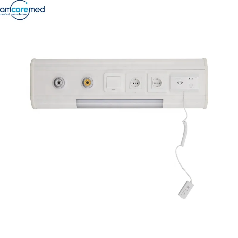 China Manufacturer Horizontal Console NTC200 Medical Bed Head Unit Bed Head Panel For Patient Room Hospital Gas Equipment