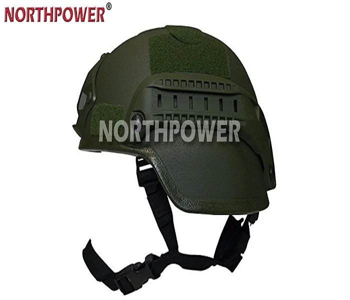 MICH 2000 Tactical Helmet With NVG Mount and Side Rail Wargame CS Tactical Helmet