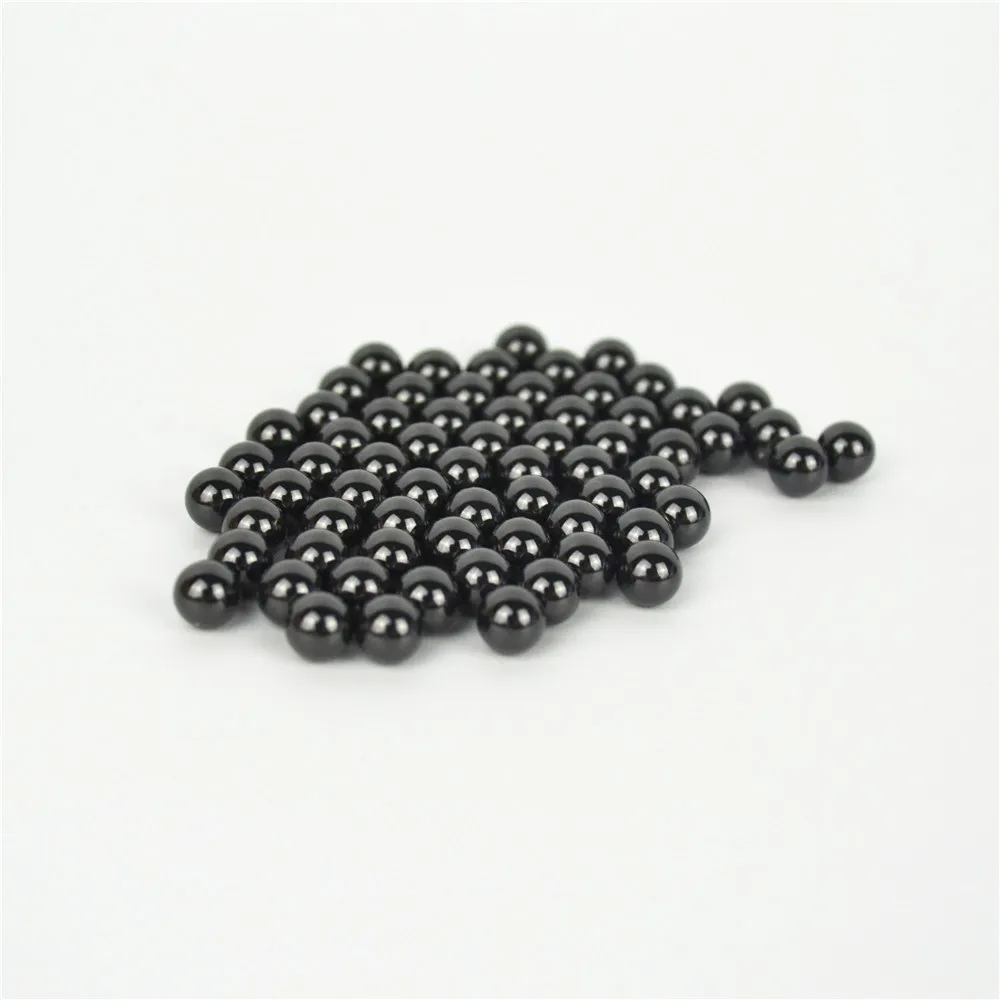 Wear-resistant and anti-corrosion silicon carbide balls 4mm SiC ball