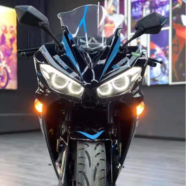 Euro5 гоночный мотоцикл светодиодные фонари 250CC с цифровым спидометром воздушным охлаждением двигателя